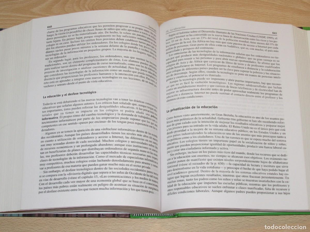 Libros de segunda mano: Sociolog&iacute;a Anthony Giddens Alianza 2004 - Foto 15