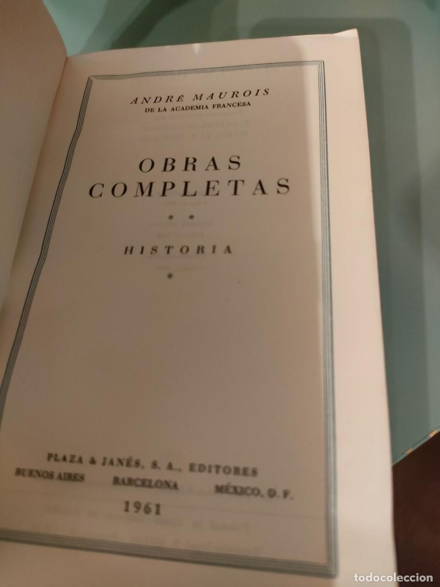 Libros de segunda mano: ANDRE MAUROIS. OBRAS COMPLETAS - Foto 2