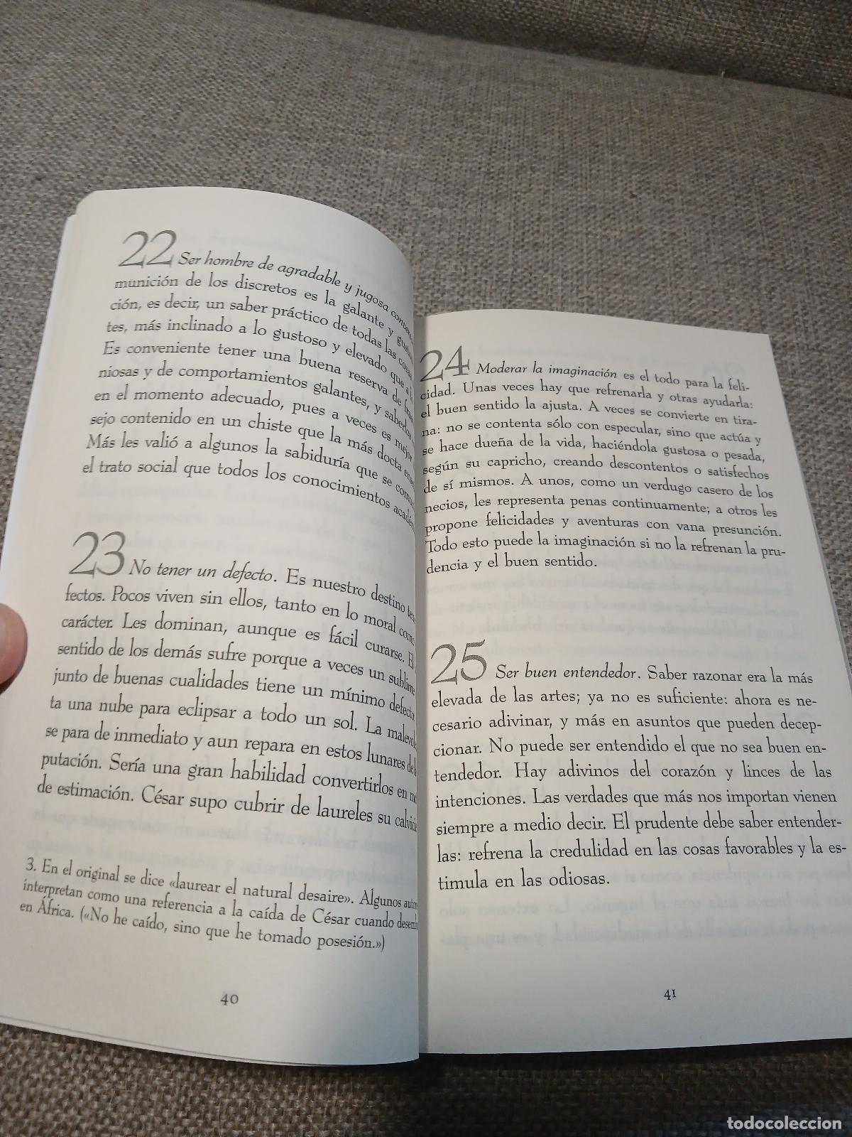 Libros de segunda mano: El arte de la prudencia or&aacute;culo manual - Baltasar Graci&aacute;n