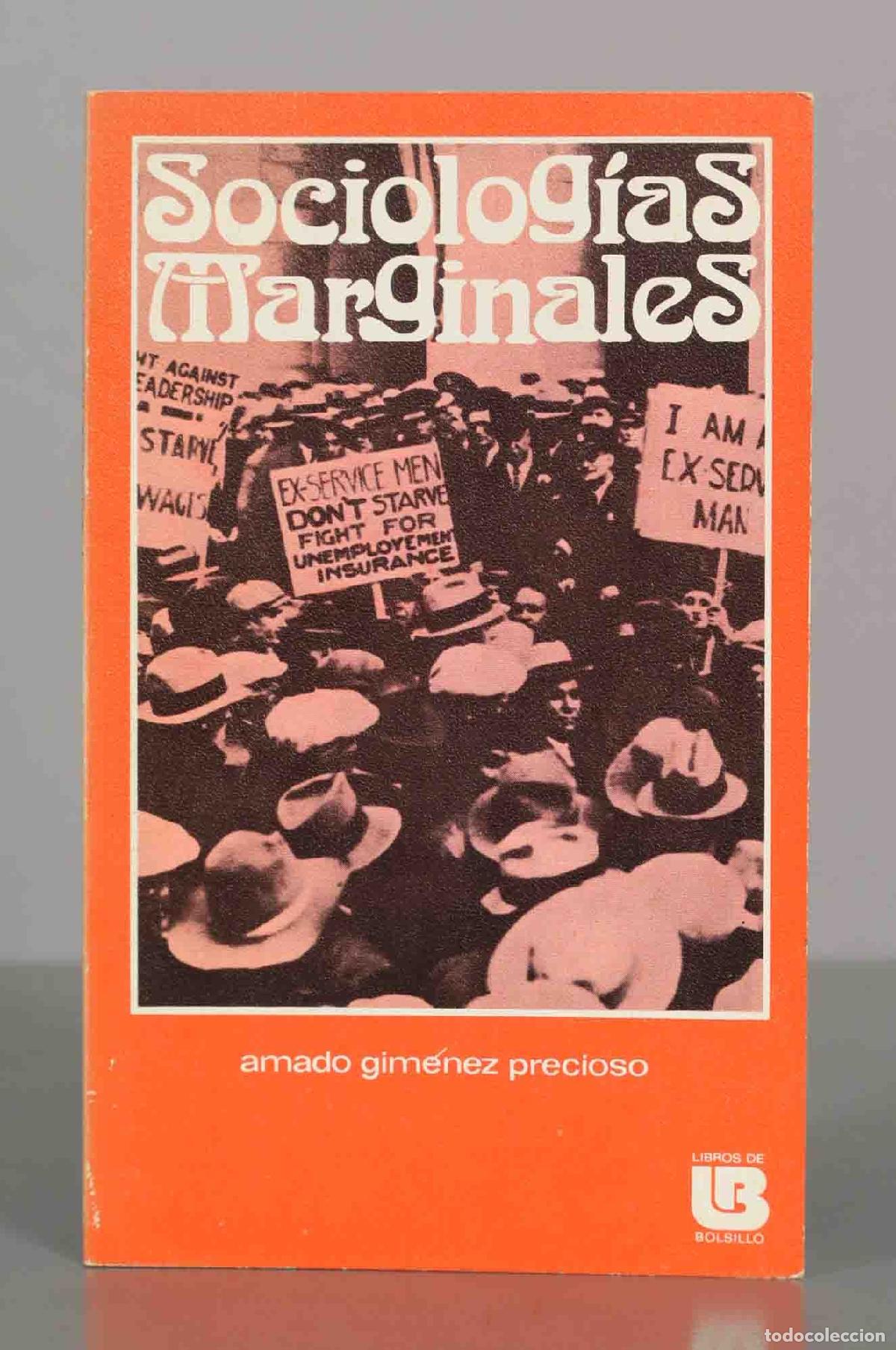 Libros de segunda mano: Sociolog&iacute;as Marginales - Amado Gim&eacute;nez Precioso