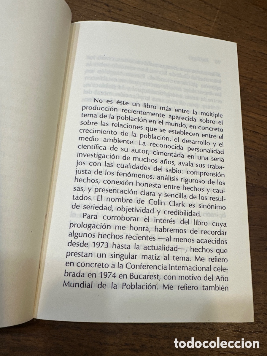Libros de segunda mano: EL AUMENTO DE LA POBLACION. COLIN CLARK. - Foto 4