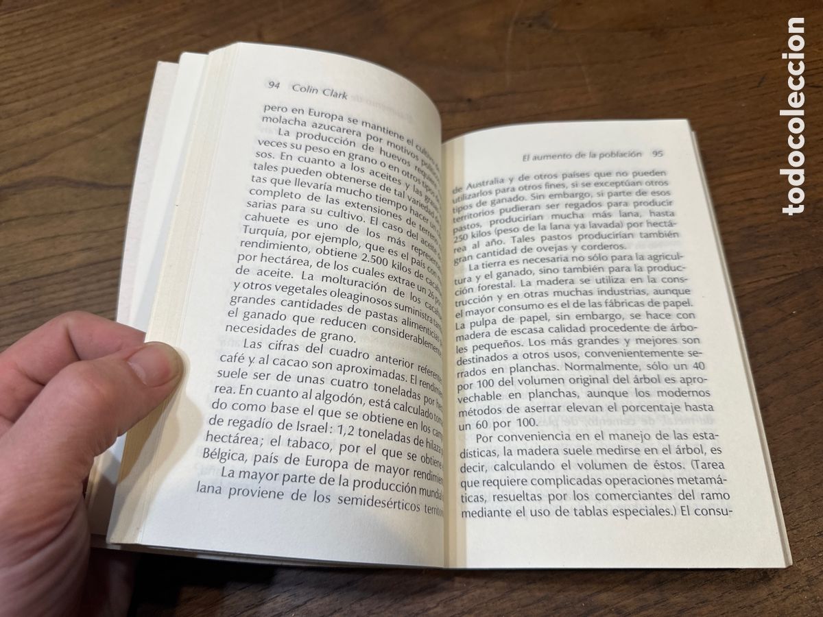 Libros de segunda mano: EL AUMENTO DE LA POBLACION. COLIN CLARK. - Foto 5