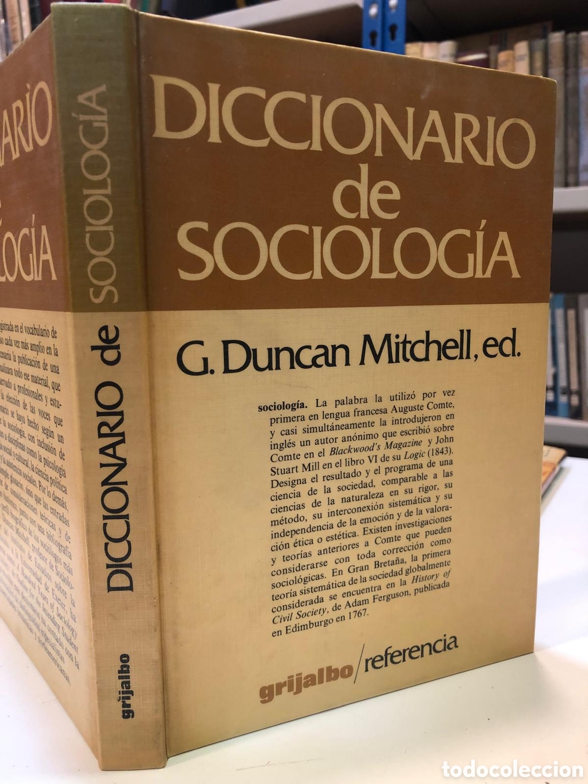 Gebrauchte B&uuml;cher: Diccionario de Sociolog&iacute;a - G. Duncan Mitchell (Ed.)