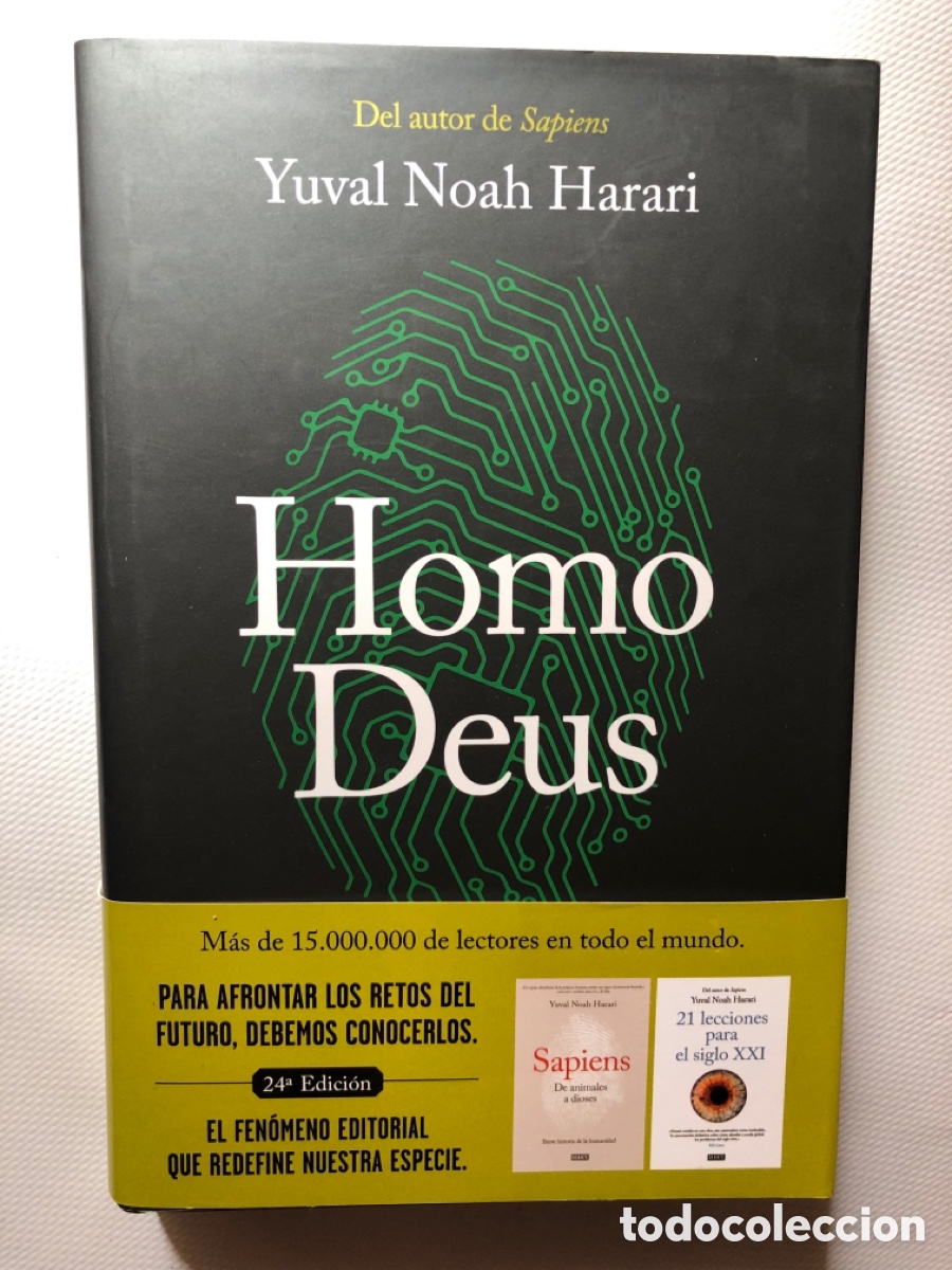 Libros de segunda mano: HOMO DEUS- Yuval Noah Harari - Ed. Debate - Pasta dura con sobrecubierta