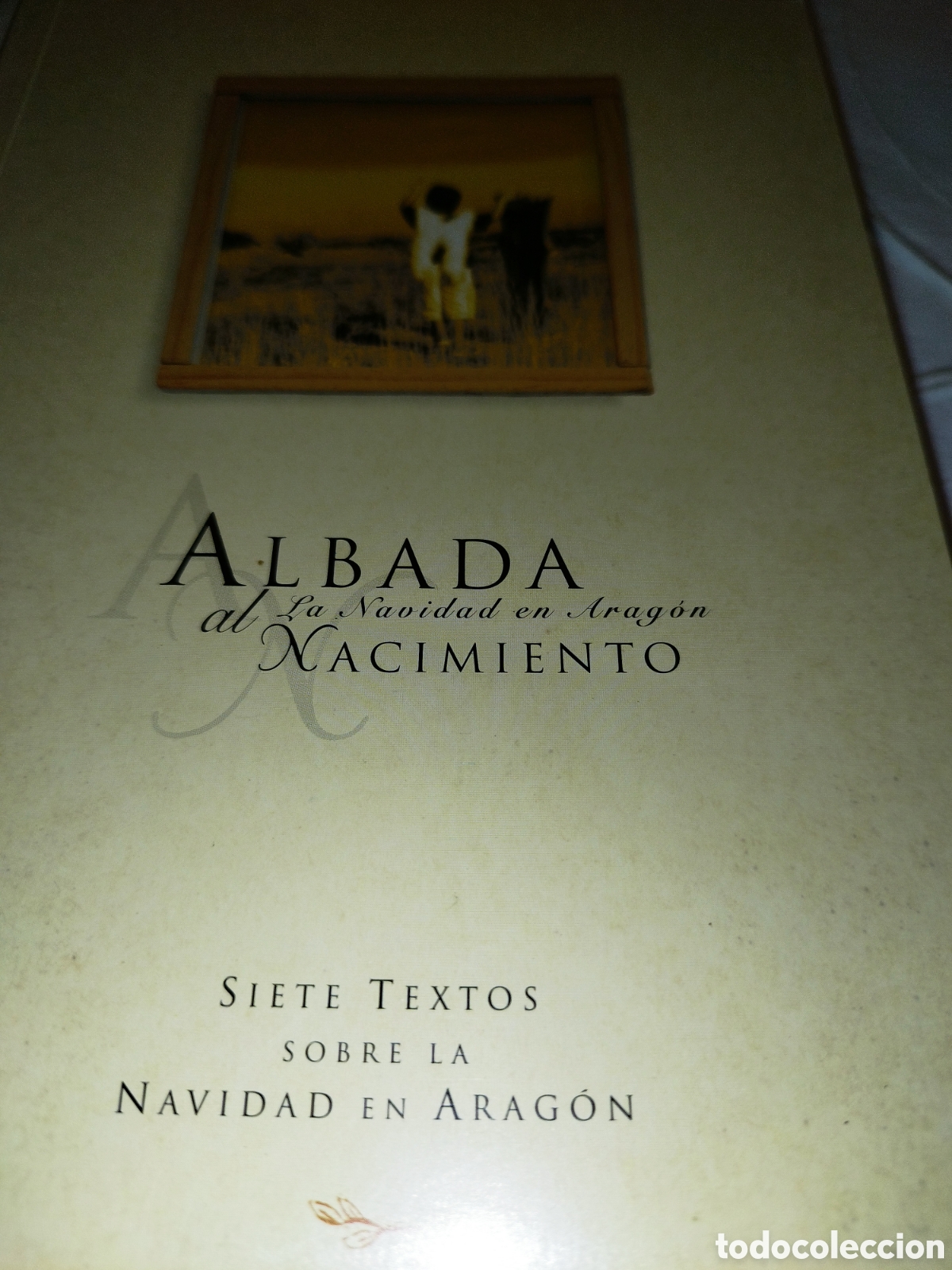 Libros de segunda mano: ALBADA AL NACIMIENTO. SIETE TEXTOS SOBRE LA NAVIDAD EN ARAGON. ED.CAI, 1996 PRIMERA EDICION.