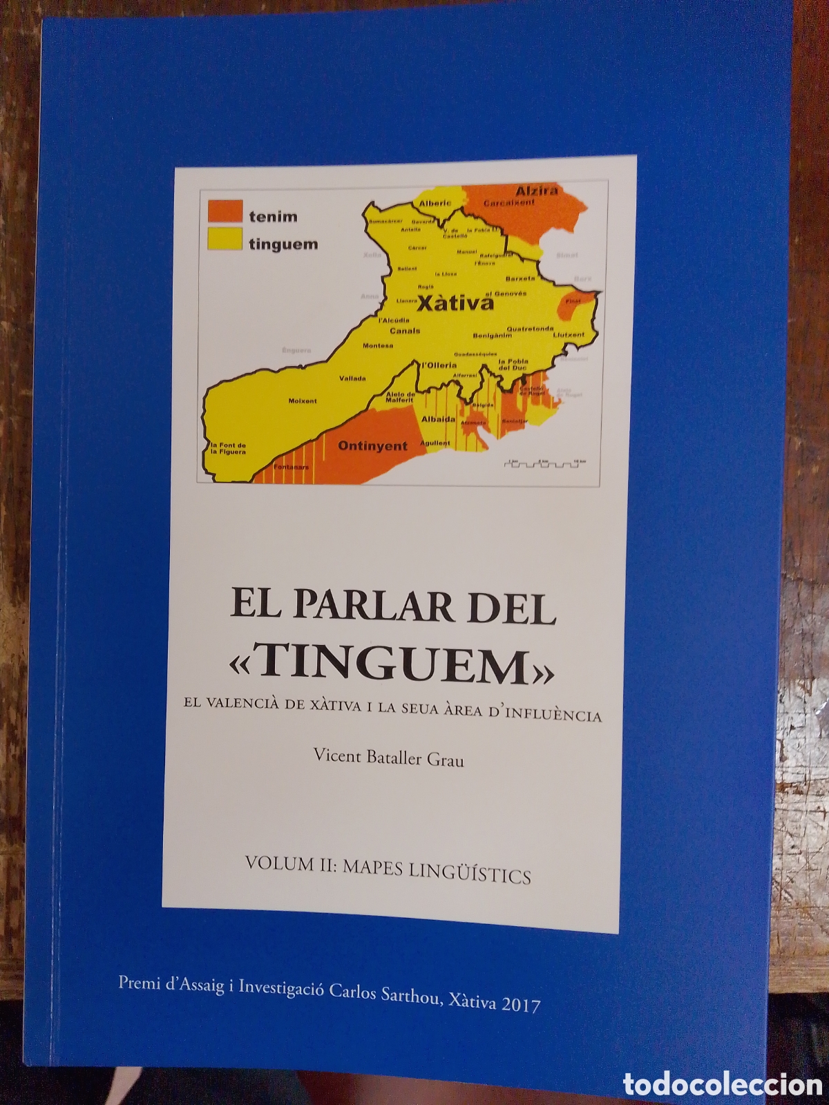 Libros de segunda mano: EL PARLAR DEL TINGUEM. BATALLER GRAU, VICENT. VOLUM II. MAPES LINGUISTICS. 2017