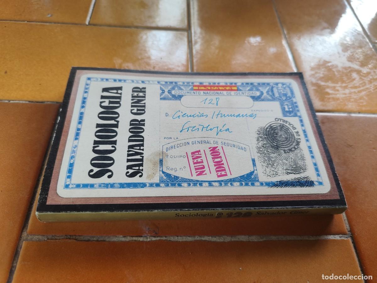 Libros de segunda mano: SOCIOLOGIA / SALVADOR GINER / ZUX 28 / PENINSULA