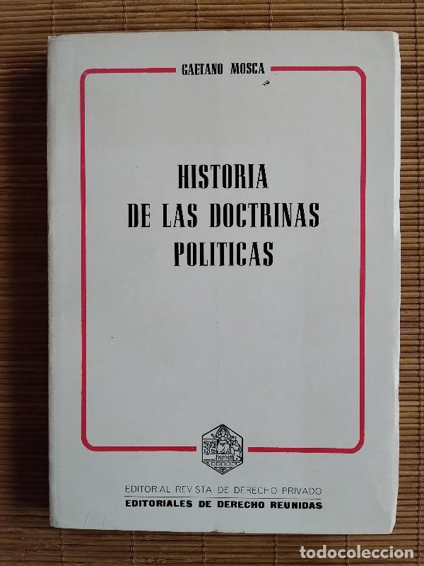 Libros de segunda mano: Historia de las doctrinas pol&iacute;ticas - Gaetano Mosca - EDERSA - 1984 - Colecci&oacute;n Manuales