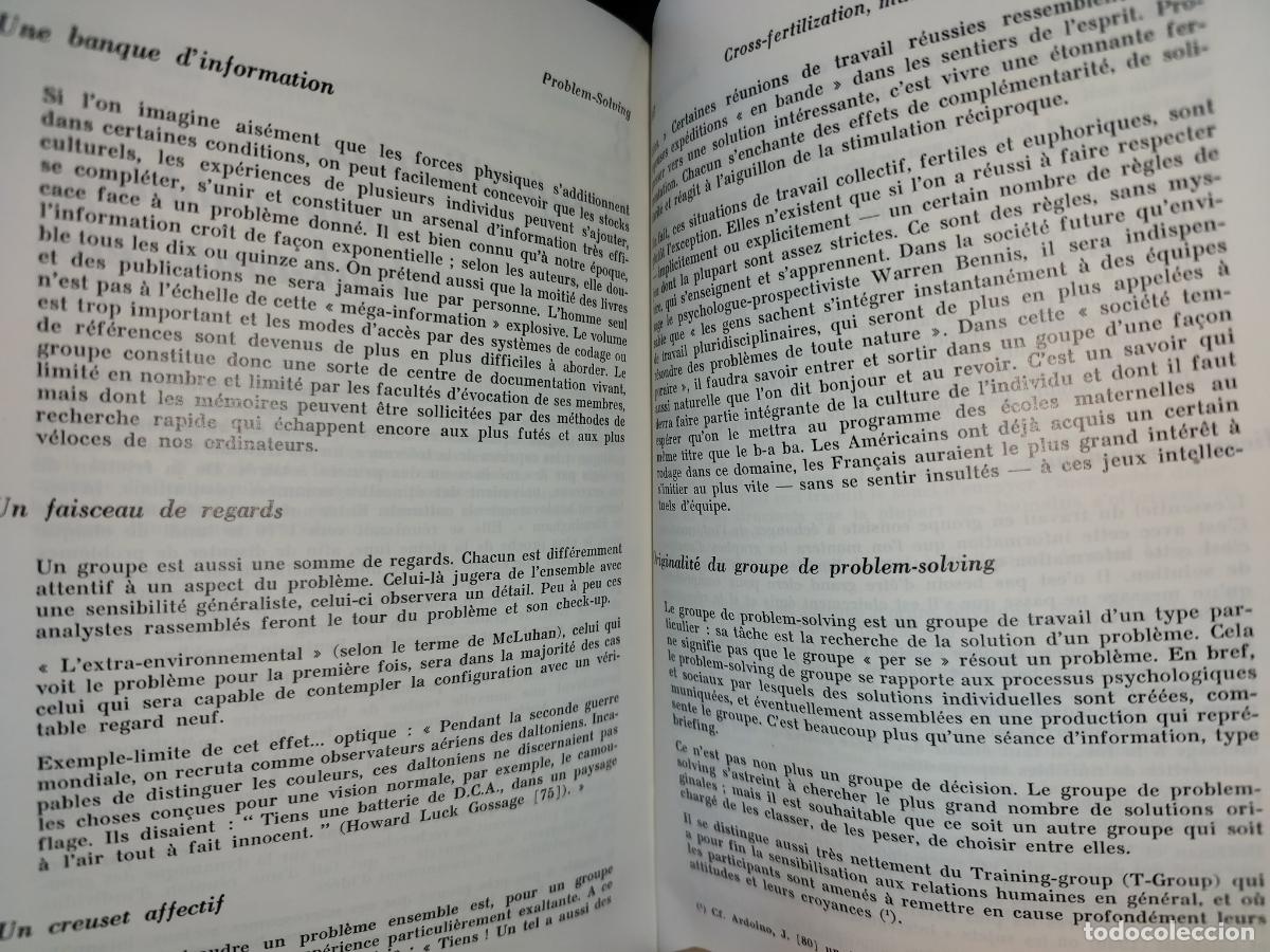 Libros de segunda mano: Problem Solving. M&eacute;thodologie g&eacute;n&eacute;rale de la cr&eacute;ativit&eacute;. Florence Vidal. Texto en Franc&eacute;s. - Foto 4