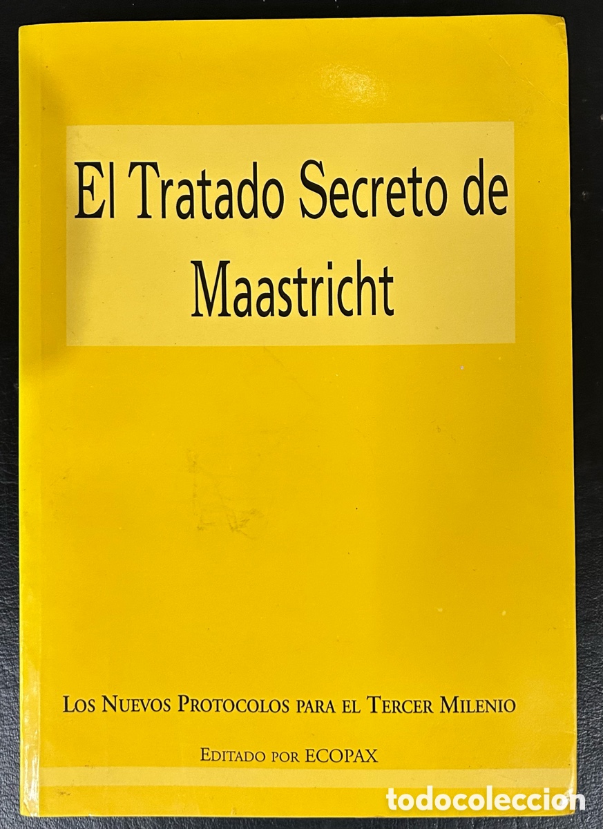 Libros de segunda mano: El tratado secreto de Maastricht