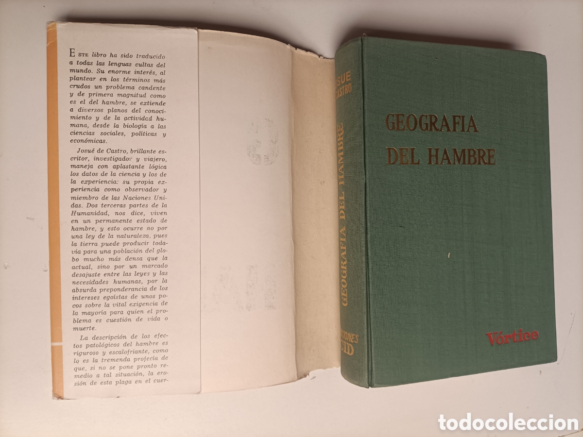 Libros de segunda mano: Geograf&iacute;a del hambre Josu&eacute; de Castro - Foto 6