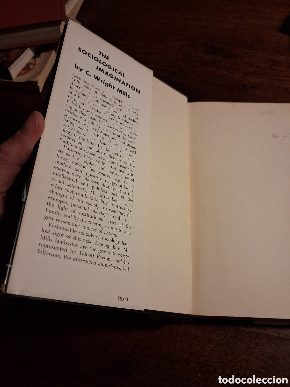 Libros de segunda mano: The Sociological Imagination, C. Wright Mills (first edition) - Foto 2