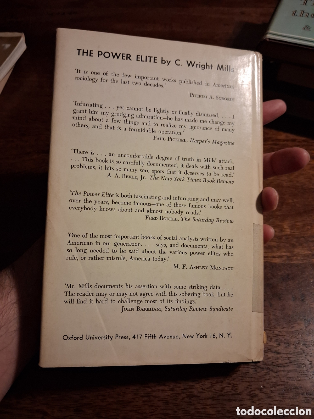 Libros de segunda mano: The Power Elite, C Wright Mills (first edition) - Foto 5