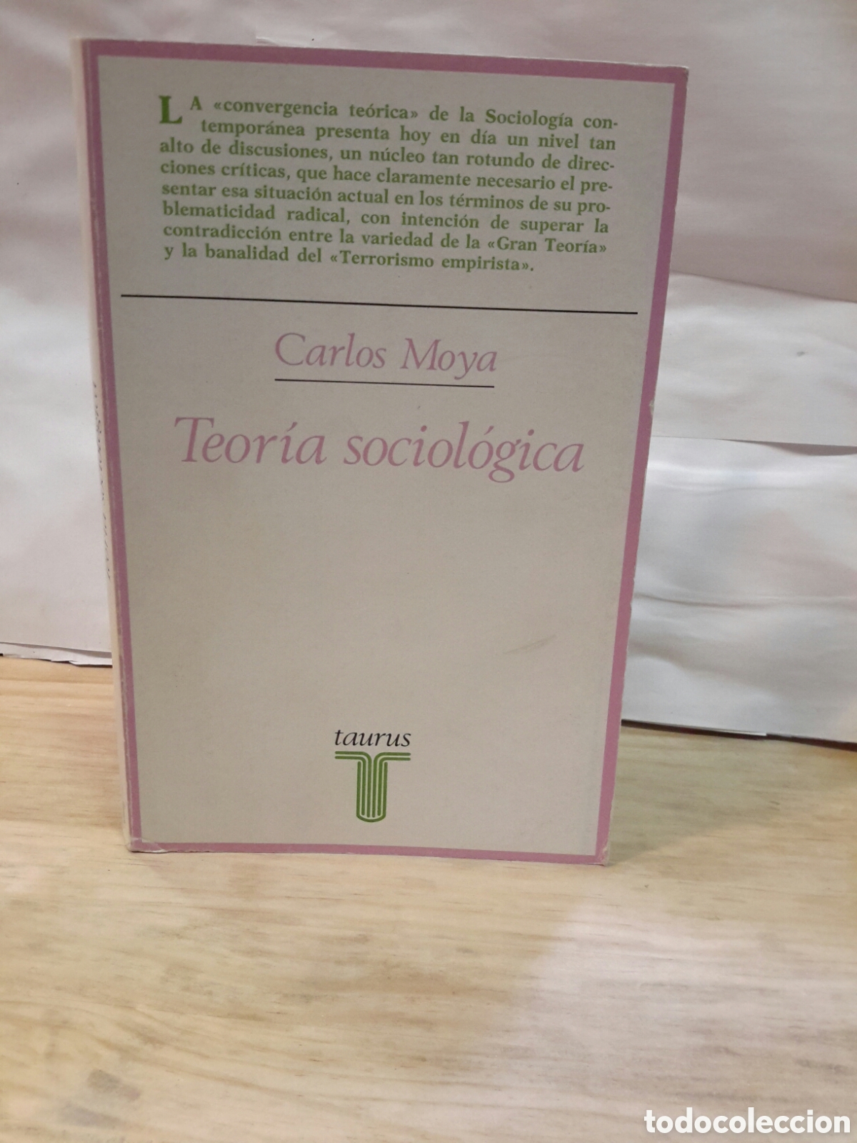 Libri di seconda mano: Carlos Moya teoria sociologica
