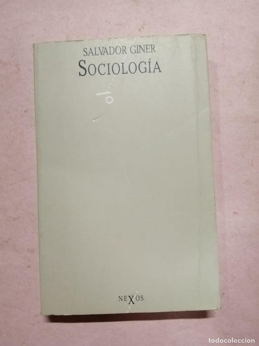 Libros de segunda mano: SOCIOLOGIA (SALVADOR GINER)
