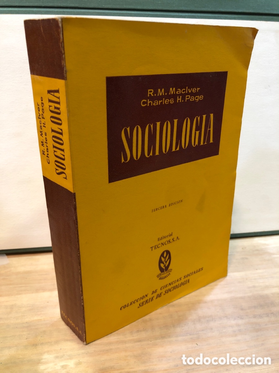 Libros de segunda mano: Sociologia - R.M. MacIver, Charles H. Page