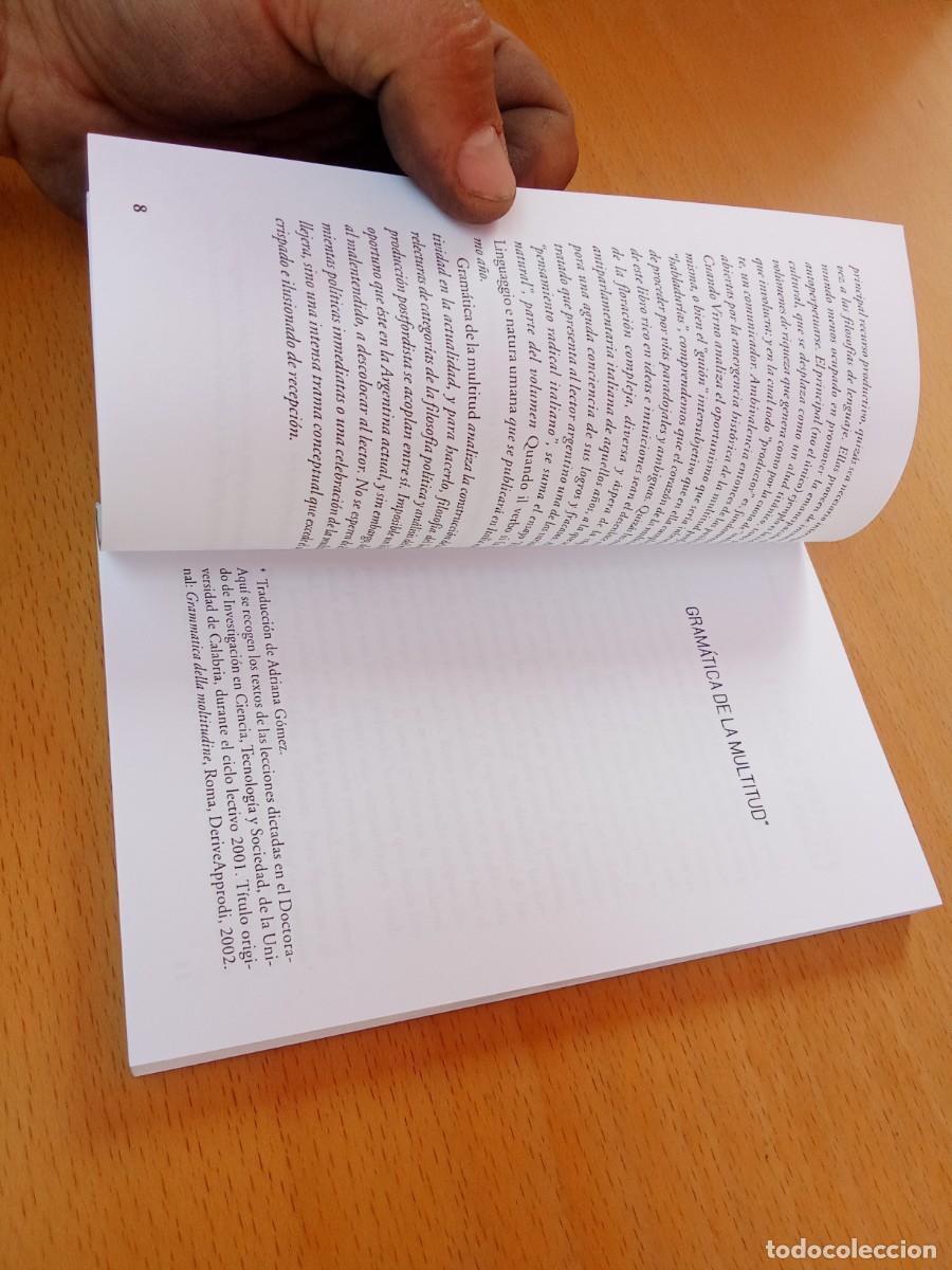 Libros de segunda mano: GRAMATICA DE LA MULTITUD / PAOLO VIRNO / KARA 27 / COLIHUE - Foto 8