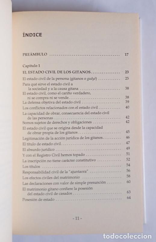 Libros de segunda mano: MATRIMONIO Y BODA DE LOS GITANOS - Y DE LOS PAYOS - JUAN DE DIOS RAMIREZ HEREDIA - Foto 5
