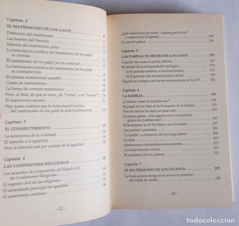 Libros de segunda mano: MATRIMONIO Y BODA DE LOS GITANOS - Y DE LOS PAYOS - JUAN DE DIOS RAMIREZ HEREDIA - Foto 6