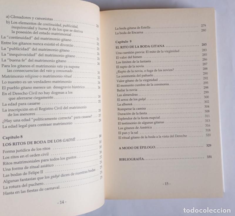 Libros de segunda mano: MATRIMONIO Y BODA DE LOS GITANOS - Y DE LOS PAYOS - JUAN DE DIOS RAMIREZ HEREDIA - Foto 7