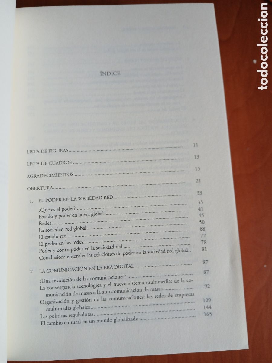 Libros de segunda mano: Comunicaci&oacute;n y poder. Manuel Castells. - Foto 4