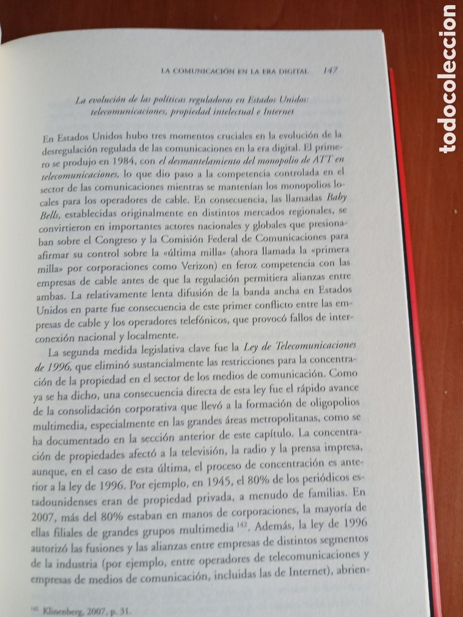 Libros de segunda mano: Comunicaci&oacute;n y poder. Manuel Castells. - Foto 12
