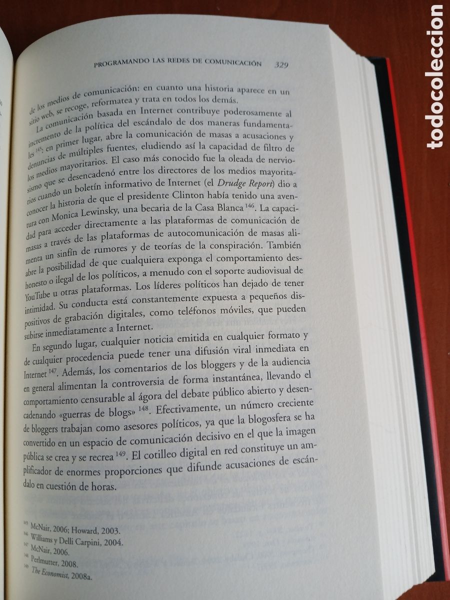 Libros de segunda mano: Comunicaci&oacute;n y poder. Manuel Castells. - Foto 15