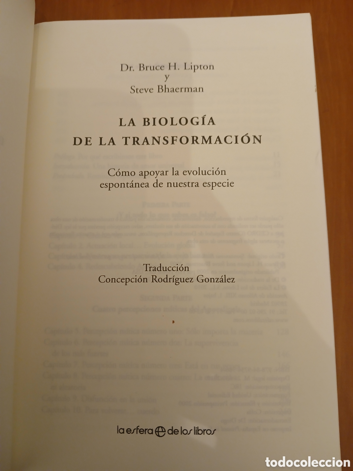 Libros de segunda mano: La Biolog&iacute;a de la Transformaci&oacute;n. Dr. Bruce H. Lipton, Steve Bhaerman. - Foto 3