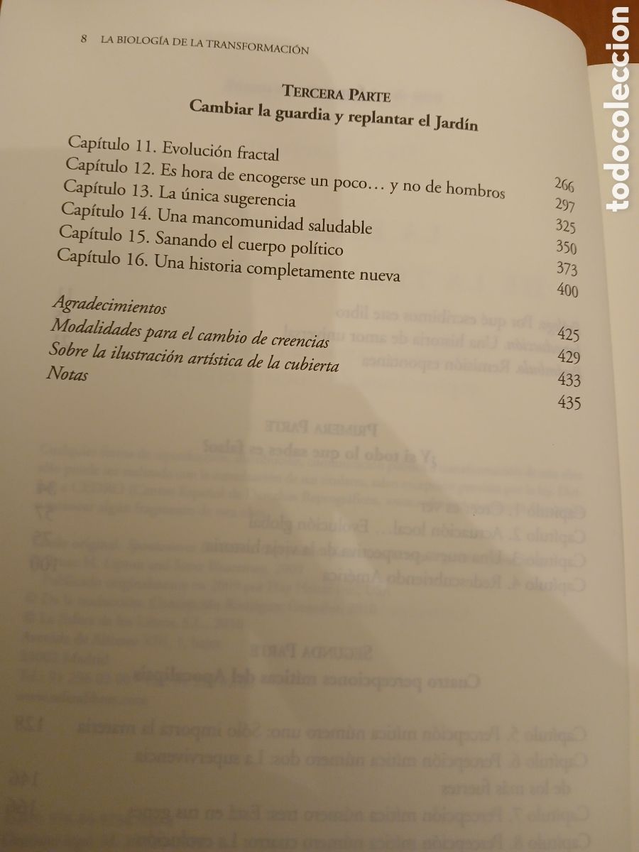 Libros de segunda mano: La Biolog&iacute;a de la Transformaci&oacute;n. Dr. Bruce H. Lipton, Steve Bhaerman. - Foto 5