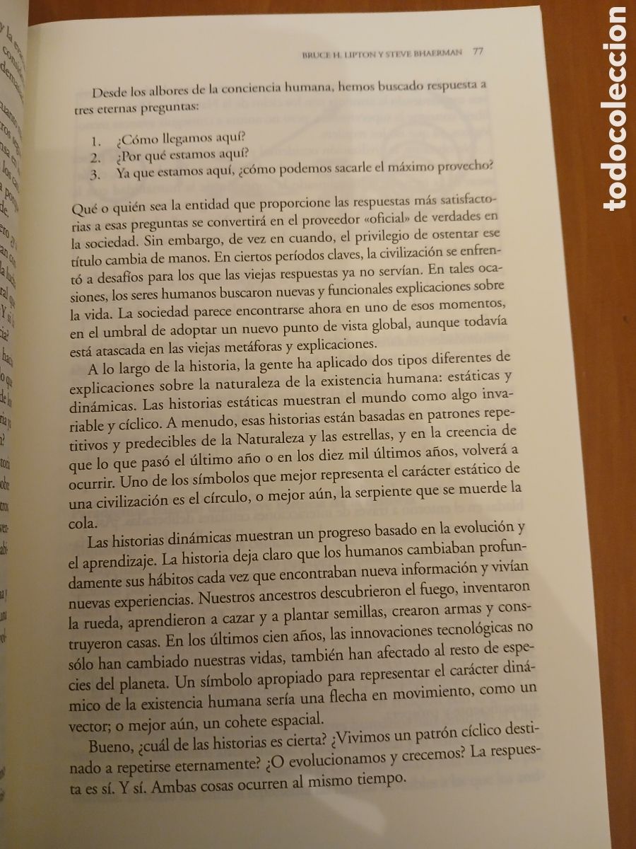 Libros de segunda mano: La Biolog&iacute;a de la Transformaci&oacute;n. Dr. Bruce H. Lipton, Steve Bhaerman. - Foto 8