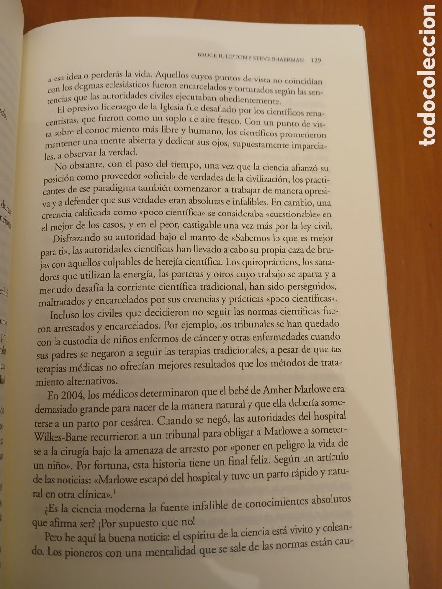Libros de segunda mano: La Biolog&iacute;a de la Transformaci&oacute;n. Dr. Bruce H. Lipton, Steve Bhaerman. - Foto 10