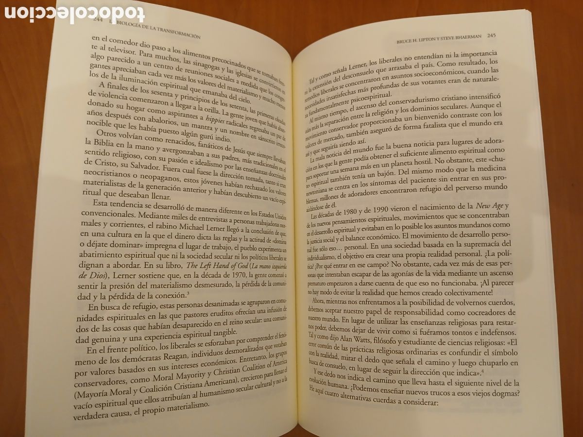 Libros de segunda mano: La Biolog&iacute;a de la Transformaci&oacute;n. Dr. Bruce H. Lipton, Steve Bhaerman. - Foto 12