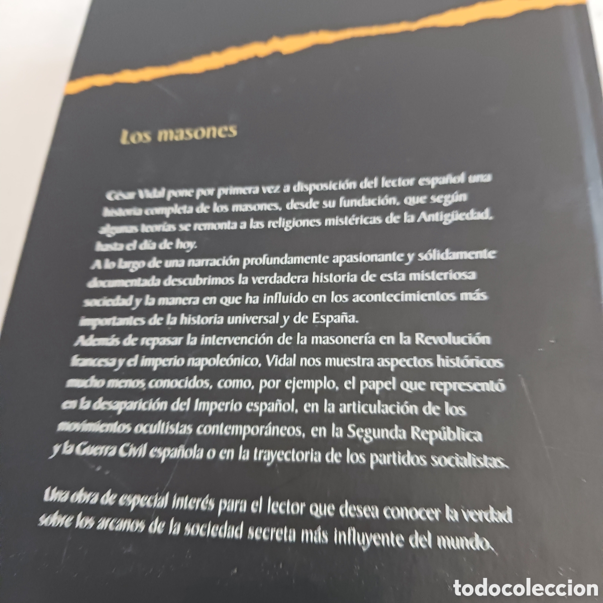Libros de segunda mano: Los Masones de C&eacute;sar Vidal - Foto 3