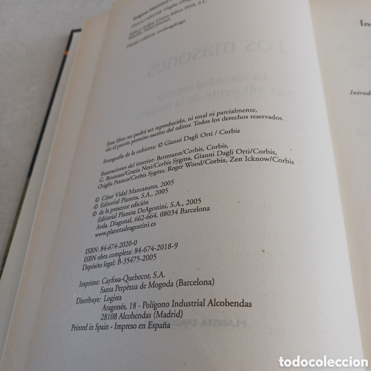 Libros de segunda mano: Los Masones de C&eacute;sar Vidal - Foto 7