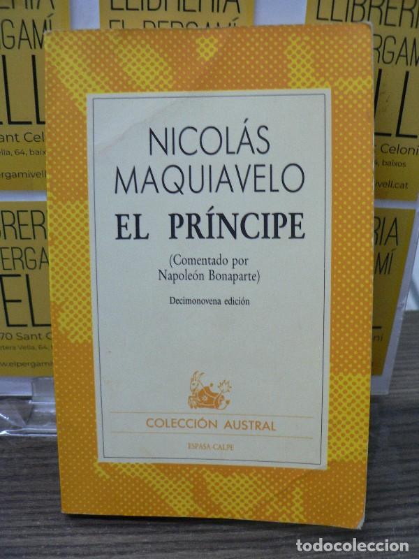Libros de segunda mano: El Pr&iacute;ncipe - Maquiavelo, Nicolas - Espasa-calpe - Austral, 69