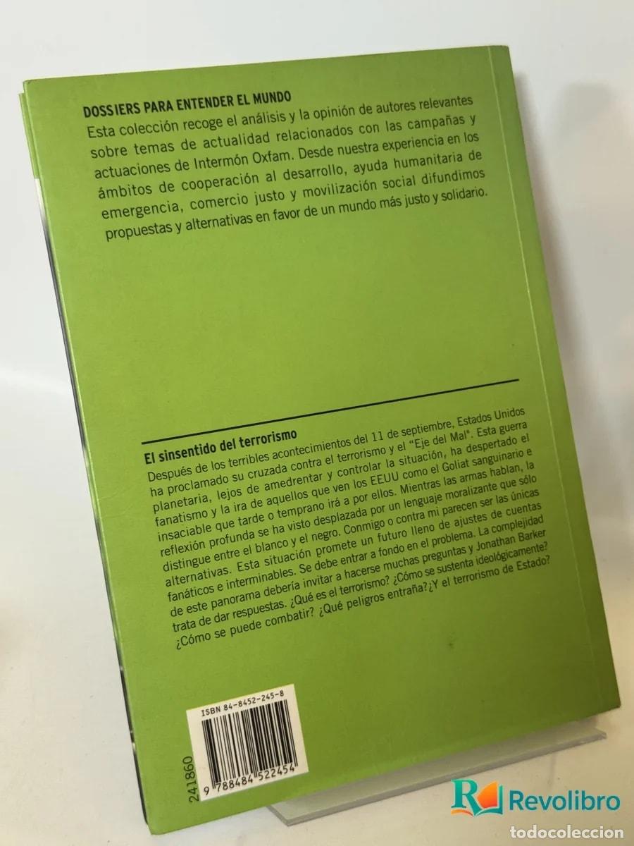 Libros de segunda mano: El sinsentido del terrorismo - Jonathan Barker - Foto 2