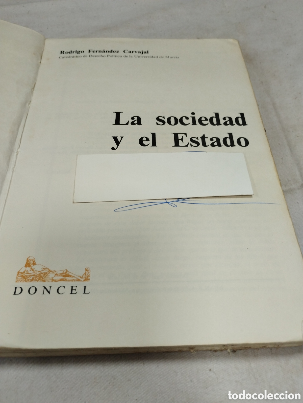 Libros de segunda mano: La sociedad y el estado. Editorial Doncel, 1970 - Foto 2