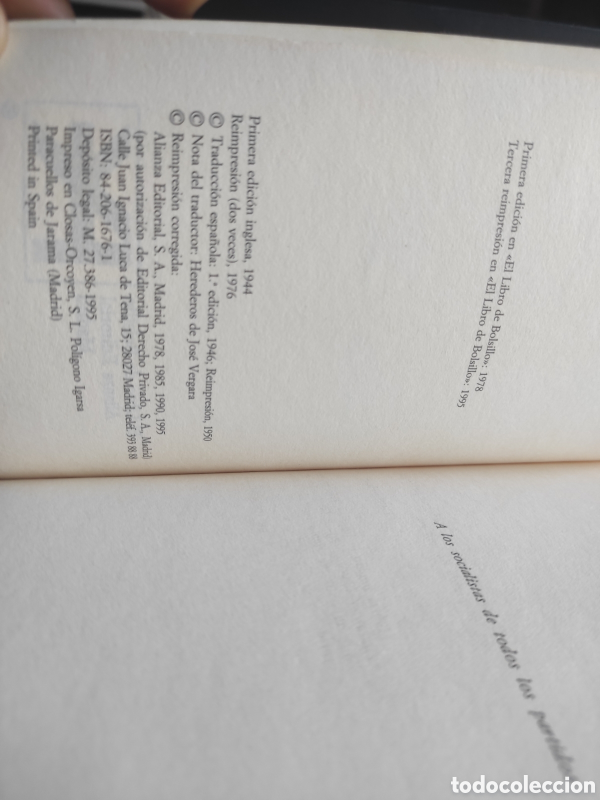 Libros de segunda mano: Camino de servidumbre.- Hayek, Friedrich A. - Foto 3