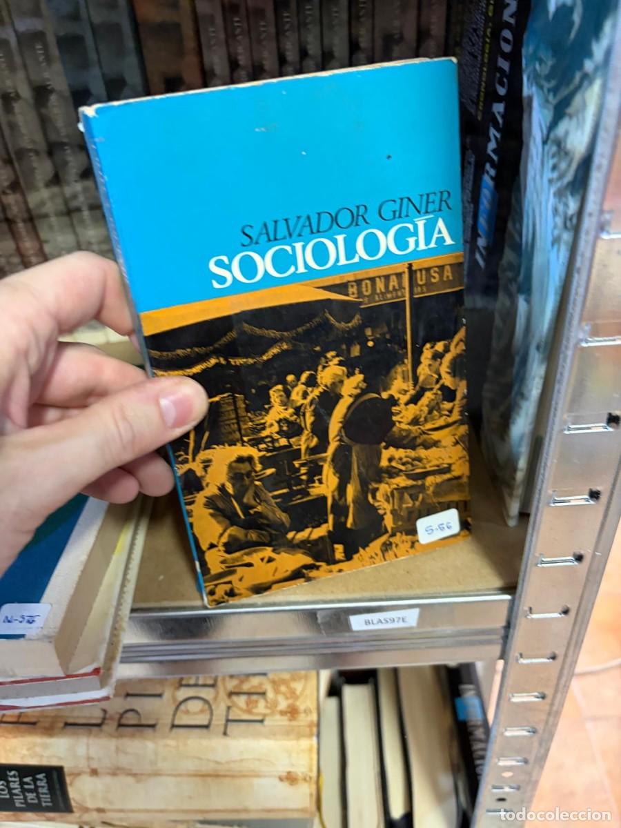 Libros de segunda mano: BLAS97E Sociolog&iacute;a &mdash; Salvador Giner &mdash; Ediciones Pen&iacute;nsula.