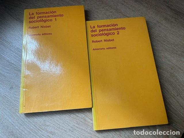 Libros de segunda mano: La formaci&oacute;n del pensamiento sociol&oacute;gico -Robert Nisbet-