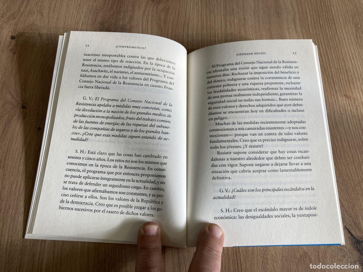 Libros de segunda mano: Comprometeos! St&eacute;phane Hessel - Foto 4
