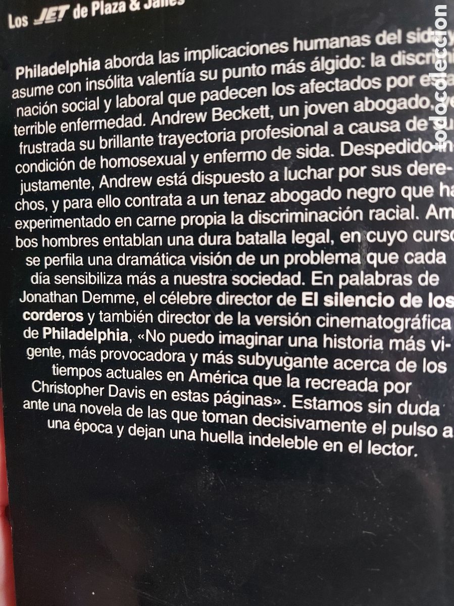 Libros de segunda mano: PHILADELPHIA a&ntilde;o 1994 - Foto 3