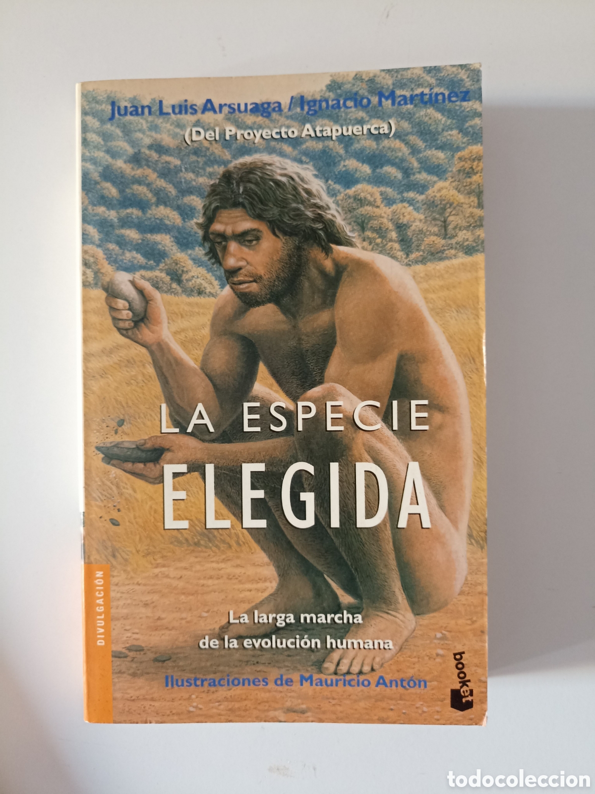 Libros de segunda mano: Juan Luis Arsuaga / Ignacio Mart&iacute;nez - La especie elegida (Booket, 2002) Atapuerca