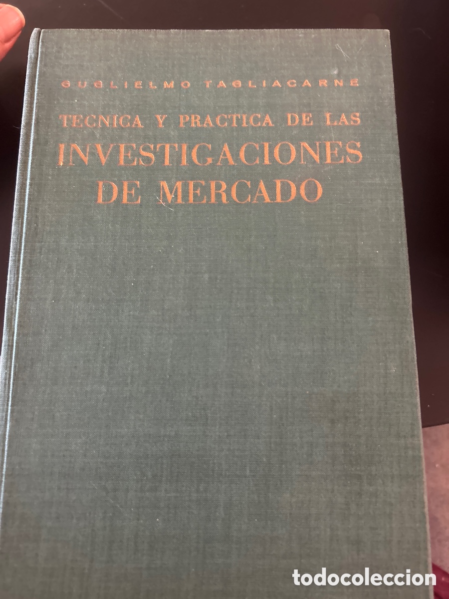 Libros de segunda mano: Tecnica y practica de las investigaciones de mercado por Guglielmo Tagliacarne. C20n