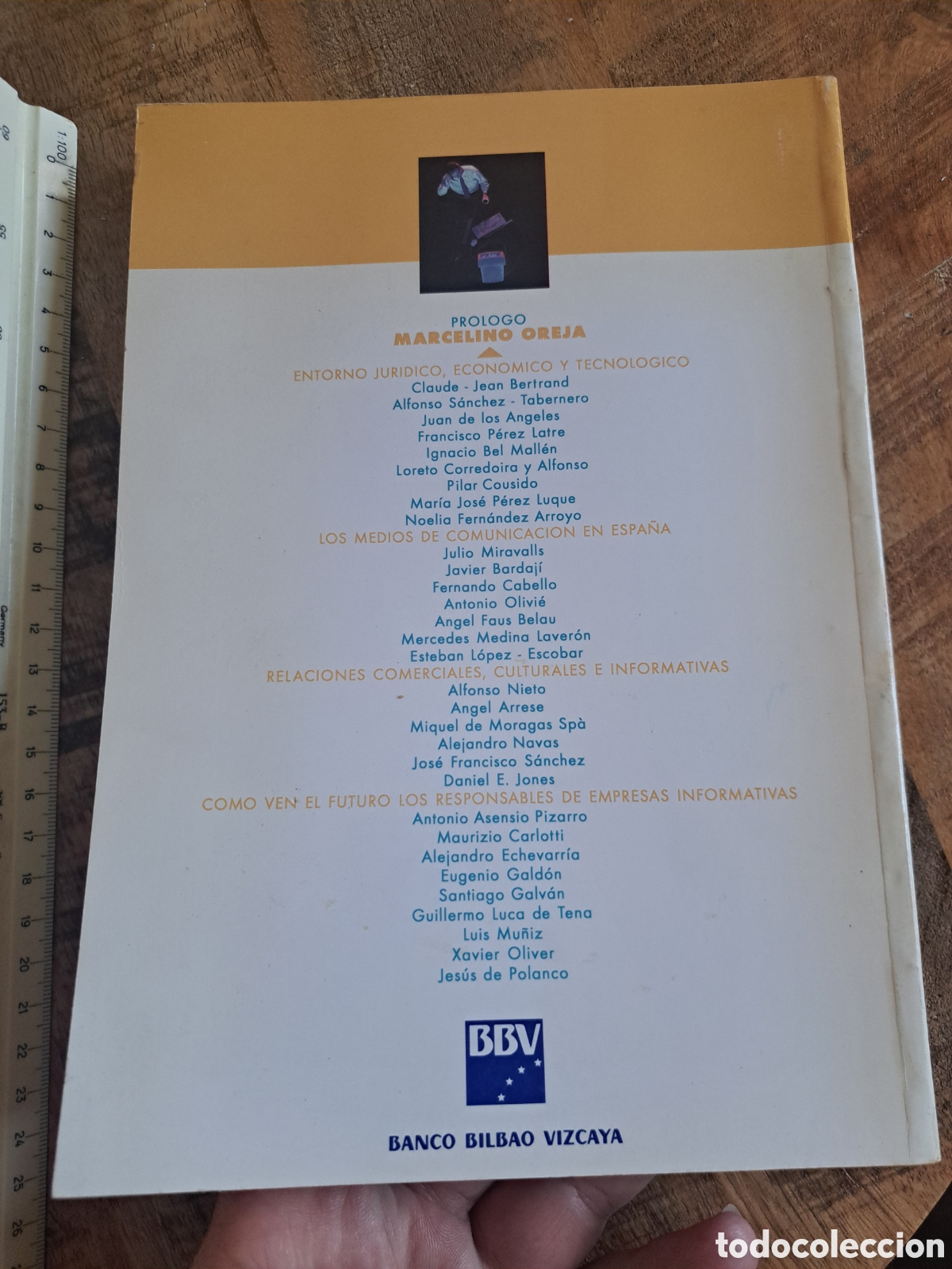 Libros de segunda mano: Jml La industria de la comunicacion. Situacion 1995. Bbva. - Foto 2