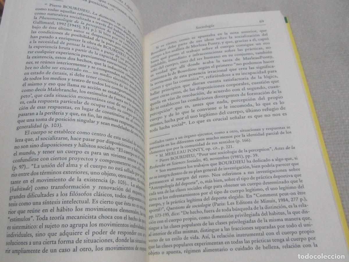 Libros de segunda mano: PIERRE BOURDIEU SOCIOLOGIA Y SUBVERSION, LIBRO DE JOAQUIN RODRIGUEZ LOPEZ - Foto 6