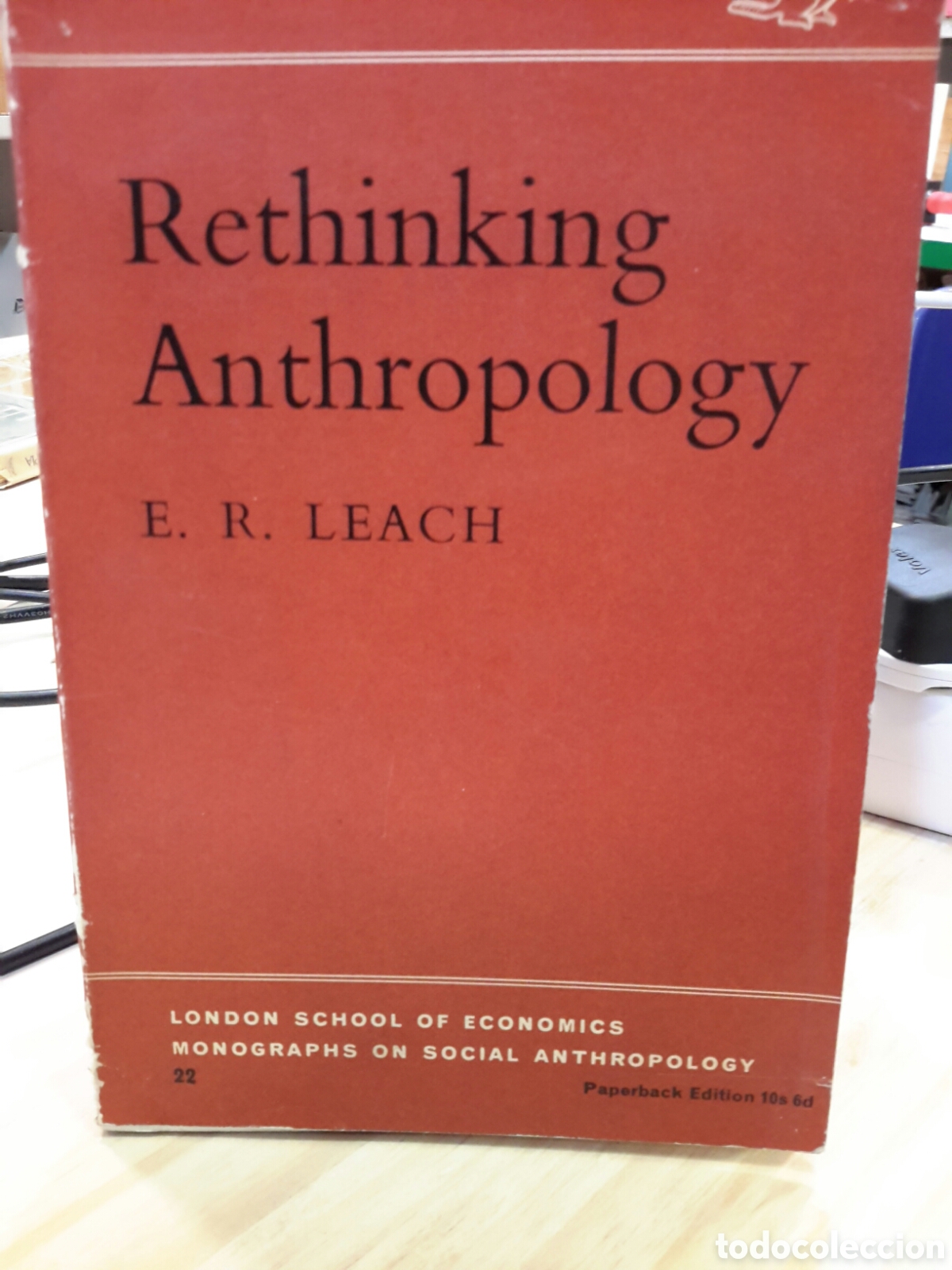 Second hand books: E. R. Leach. Rethinking Anthropology
