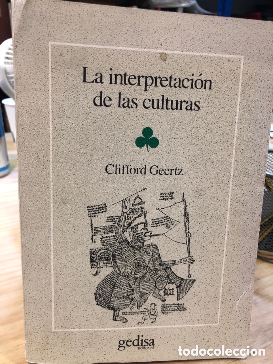 Libros de segunda mano: Clifford Geertz: La interpretaci&oacute;n de las culturas