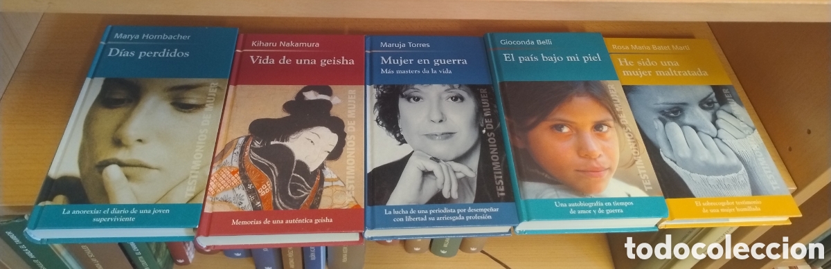 Libros de segunda mano: Lote 16 libros &mdash; Colecci&oacute;n Testimonios de mujer | RBA - Foto 3
