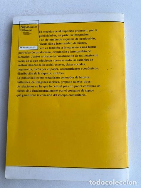 Libros de segunda mano: Los significantes del consumo -Roberto Marafioti- - Foto 2
